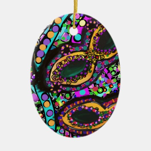 Circus van Kunst Keramisch Ornament (Voorkant)