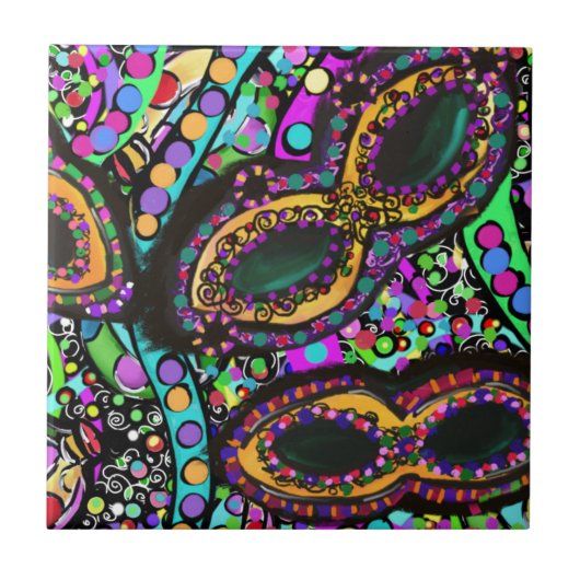 Circus van Kunst Tegeltje (Voorkant)