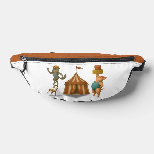 Circus varken & wolf heuptasje (Liggend)