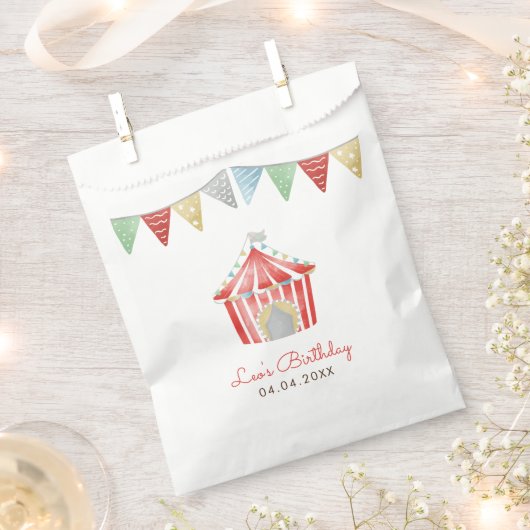 Circus Verjaardagsfeest Bedankzakje (Geknipt)