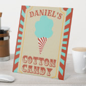 Circus Verjaardagsfeestje Eten Reclamebord Met Voetstuk (Insitu)