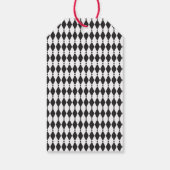 Circus verjaardagsfeestje gunst cadeau labels, dan cadeaulabel (Achterkant)