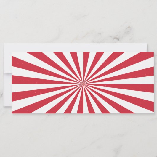 Circus verjaardagsuitnodiging  Carnival ticket Kaart (Achterkant)