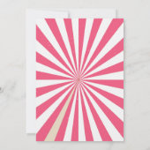 Circus verjaardagsuitnodiging  Festival kinder Kaart (Achterkant)