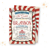  Circus Verjaardagsuitnodiging Kaart