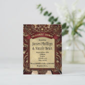 Circus Verloving Douche Uitnodiging (Staand voorkant)