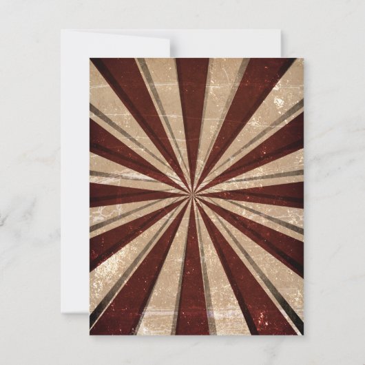 Circus Verloving Douche Uitnodiging (Achterkant)