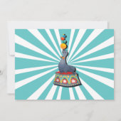 Circus VIP-ticket verjaardagsfeestje Kaart (Achterkant)