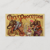 Circus Visitekaartje (Achterkant)