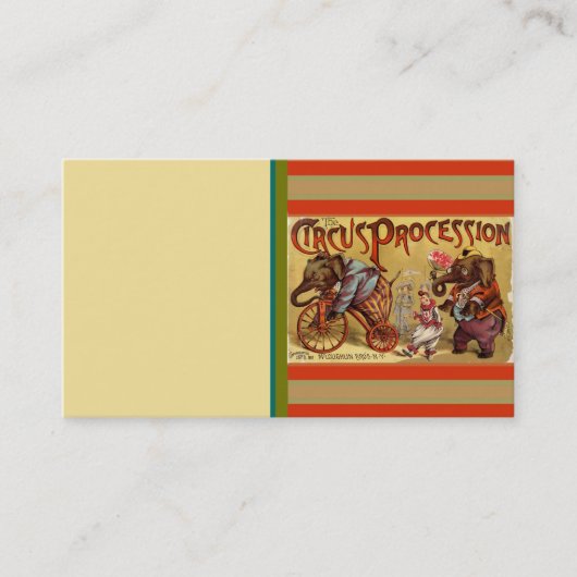 Circus Visitekaartje (Voorkant)