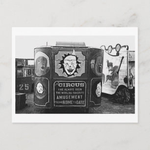 Circus Wagon  1937 Montana Foto Briefkaart
