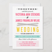 Circus Wedding Invitations Kaart (Voorkant)