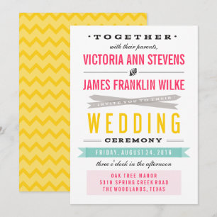  Circus Wedding Invitations Kaart