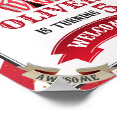 Circus welkomstfeest Festival poster (Hoek)