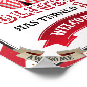 Circus welkomstpartijteken Carnival welkomstposter Poster (Hoek)