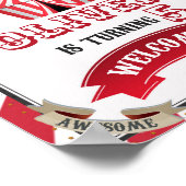 Circus welkomstpartijteken Carnival welkomstposter Poster (Hoek)