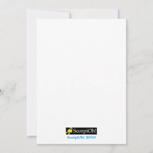 Circus Wenskaart Kaart (Achterkant)