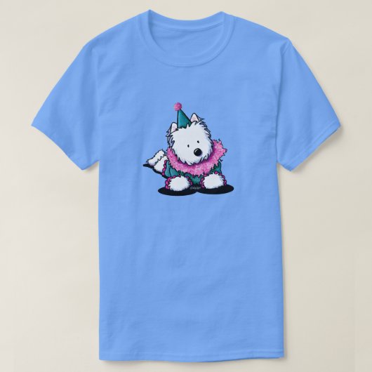 Circus Westie Clown T-shirt (Design voorkant)