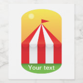 Circus Wijn Etiket (Enkel label)