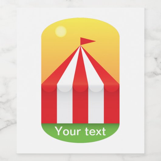 Circus Wijn Etiket (Enkel label)