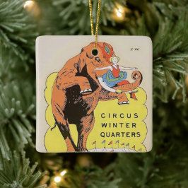 Circus Winterkwartier Keramisch Ornament