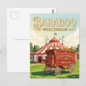 Circus World Museum VS Briefkaart (Voorkant / Achterkant)