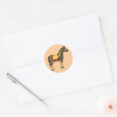 Circus Zebra Sticker (Envelop)