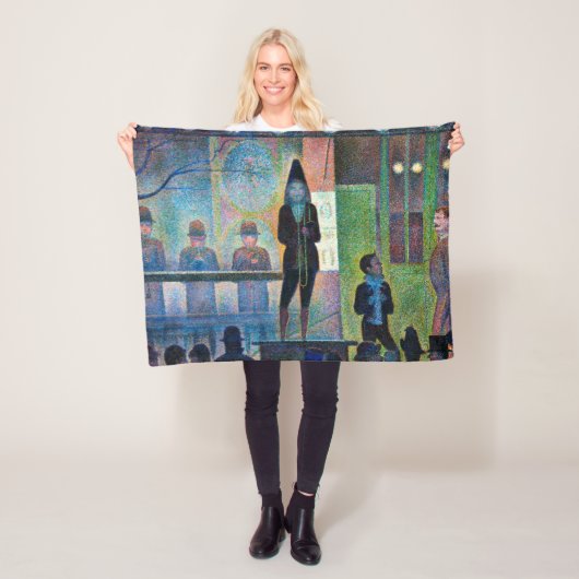 Circus Zijshow, Seurat Fleece Deken (In situ)