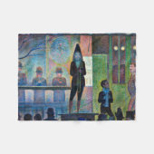 Circus Zijshow, Seurat Fleece Deken (Voorkant (Horizontaal))