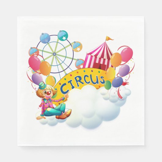 Circusclown Servet (Voorkant)