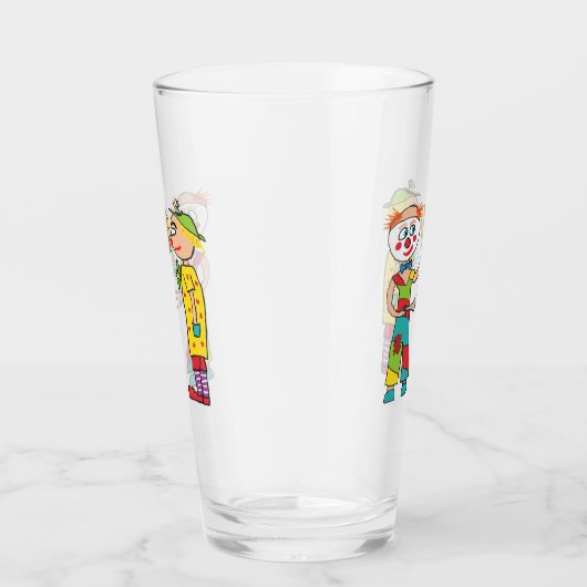 Circusclowns Glas (Rechts)