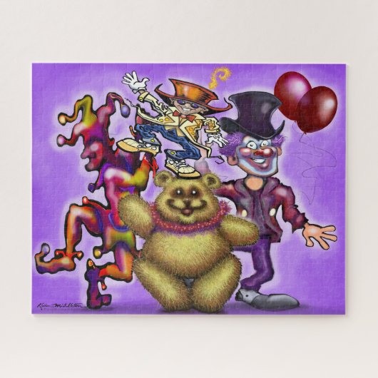 Circusclowns Legpuzzel (Horizontaal)