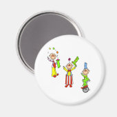 Circusclowns Magneet (Voorkant / Achterkant)