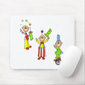 Circusclowns Muismat (Met muis)
