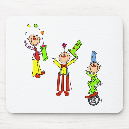 Circusclowns Muismat (Voorkant)