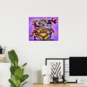 Circusclowns Poster (Thuiskantoor)