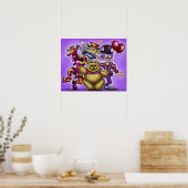 Circusclowns Poster (Keuken)