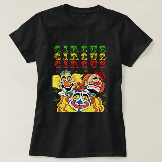 Circusclowns T-shirt (Design voorkant)