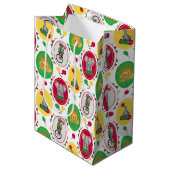 Circusdieren Kinder Schattigee inpakpapier Medium Cadeauzakje (Voorkant Gekanteld)