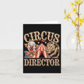 circusdirecteur kaart (Gele Bloem)