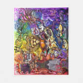 Circusdroom Fleece Deken (Voorkant)