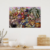 Circusdroom Poster (Keuken)