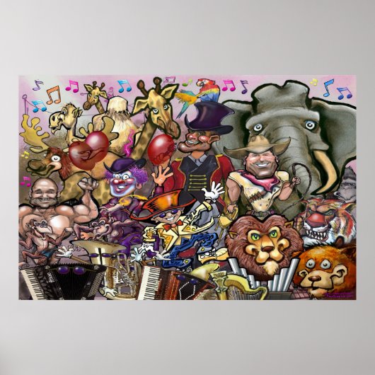 Circusdroom Poster (Voorkant)