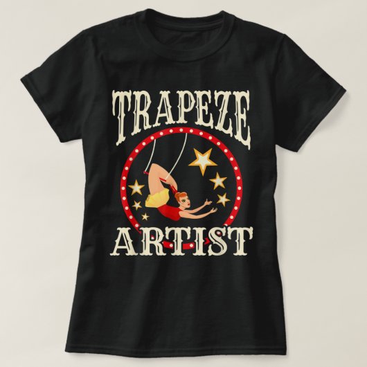 Circuses - Trapeze - Artistisch kostuum met hoge d T-shirt (Design voorkant)
