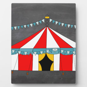 Circusfeest en tentgeschenken fotoplaat