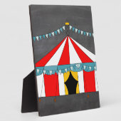 Circusfeest en tentgeschenken fotoplaat (Zijkant)