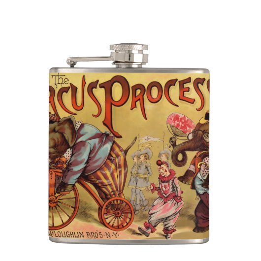 circusfles heupfles (Voorkant)
