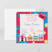 circuskopie, we blazen ballonnen op... kaart (Voorkant / Achterkant)