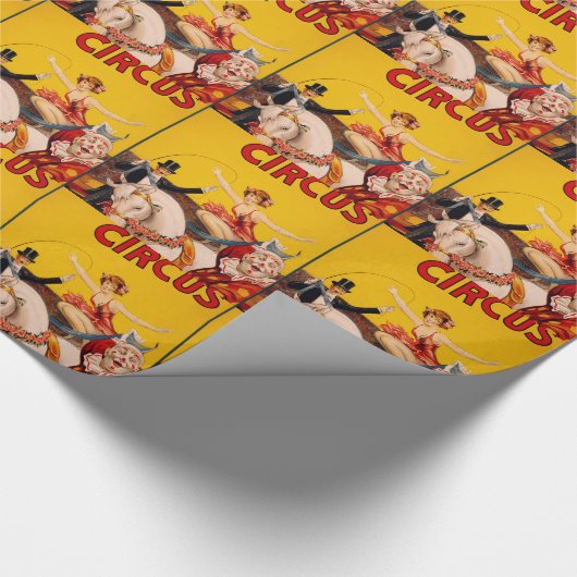 circuskunst cadeaupapier (Hoek)