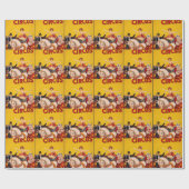 circuskunst cadeaupapier (Vlak)